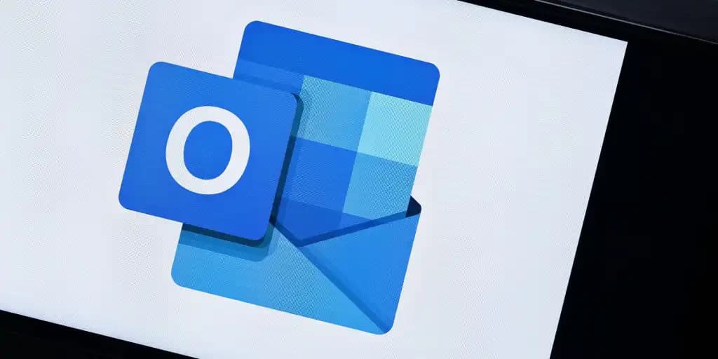 Outlook app icon on your tablet