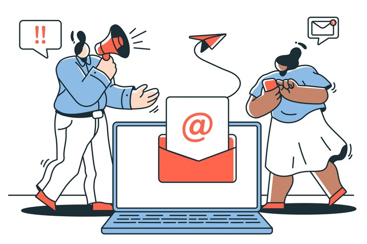 Email Campaign Illustration